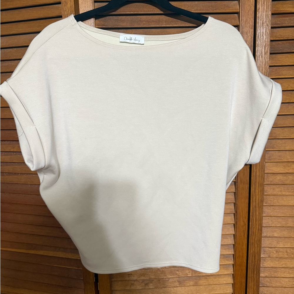 Casual Beige Top